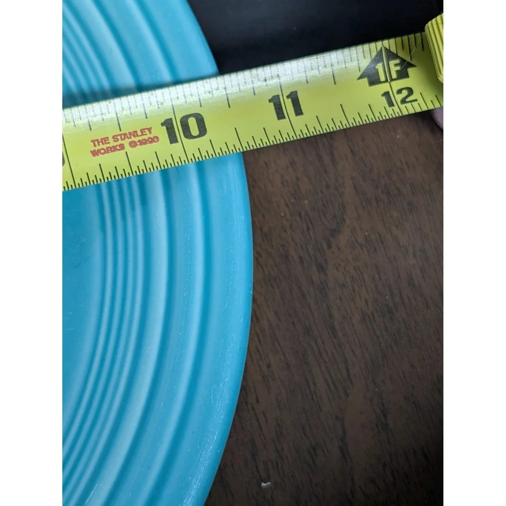 Homer Laughlin FiestaWare Turquoise Dinner Set of 3 Plates 10.5